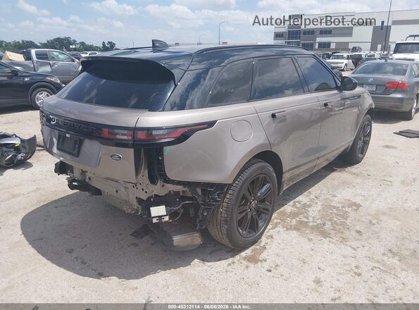 SALYT2EU5PA363537 2023 LAND ROVER RANGE ROVER VELAR Brown Trasero derecho