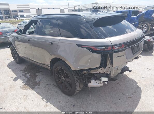 SALYT2EU5PA363537 2023 LAND ROVER RANGE ROVER VELAR Brown Trasero izquierdo