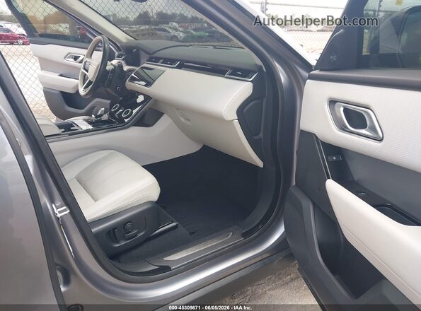 SALYT2EX6MA322131 2021 LAND ROVER RANGE ROVER VELAR Gray Widok wnętrza z przodu