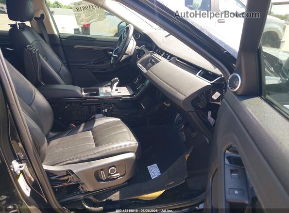 SALZJ2FX0MH150775 2021 LAND ROVER RANGE ROVER EVOQUE Black წინა სალონის ხედი