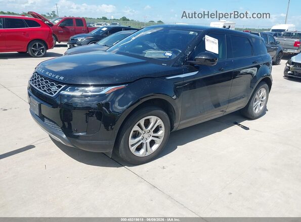 SALZJ2FX0MH150775 2021 LAND ROVER RANGE ROVER EVOQUE Black წინა მარცხენა ხედი სამი მეოთხედიდან