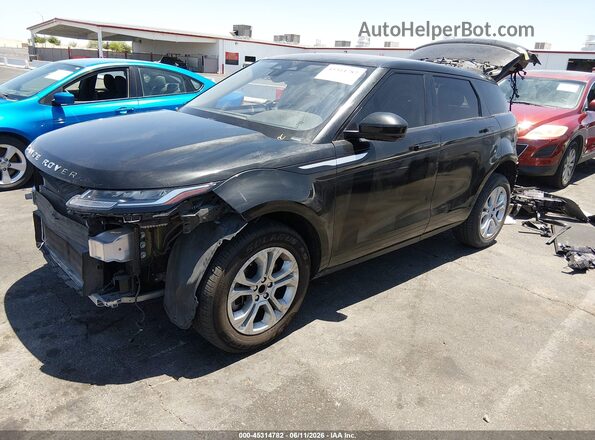 SALZJ2FX3MH124056 2021 LAND ROVER RANGE ROVER EVOQUE Black Առջևի ձախ երեք քառորդ տեսարան