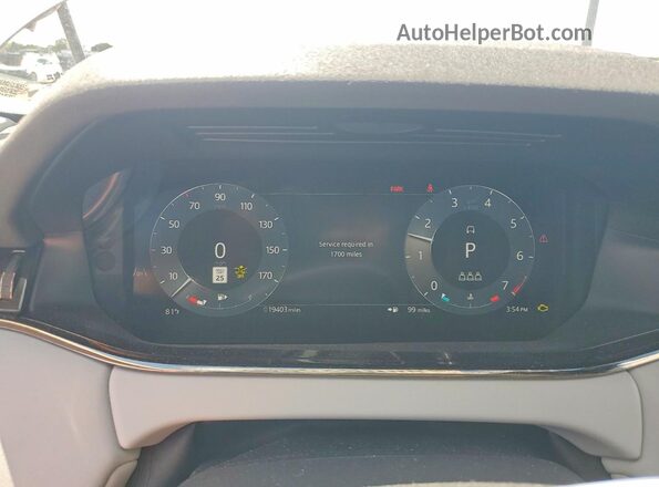 SALZJ2FX7SH272188 2025 LAND ROVER RANGE Brown Սարքավորումների վահանակի տեսք