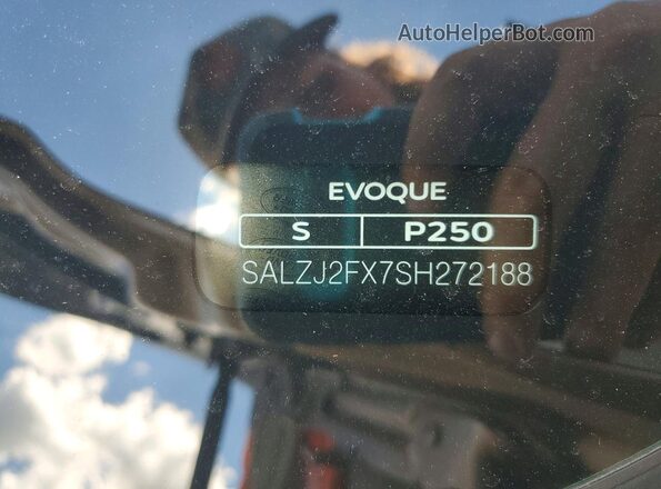 SALZJ2FX7SH272188 2025 LAND ROVER RANGE Brown VIN կոդի պիտակի տեսք