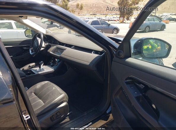 SALZJ2FX9LH015471 2020 LAND ROVER RANGE ROVER EVOQUE Black წინა სალონის ხედი