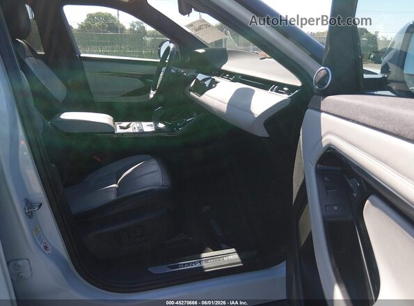SALZL2FX1LH026359 2020 LAND ROVER RANGE ROVER EVOQUE White Вид салону спереду