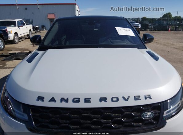 SALZL2FX1LH026359 2020 LAND ROVER RANGE ROVER EVOQUE White Вид ззаду