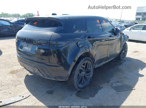 SALZL2FX6NH165941 2022 LAND ROVER RANGE ROVER EVOQUE Черный Задняя правая четверть