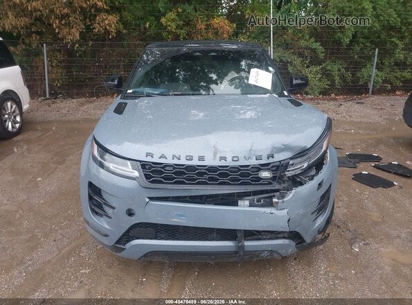 SALZL2FX6NH176793 2022 LAND ROVER RANGE ROVER EVOQUE Blue Вид панелі приладів