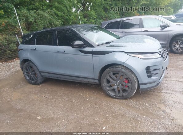 SALZL2FX6NH176793 2022 LAND ROVER RANGE ROVER EVOQUE Blue Вид щитка приладів