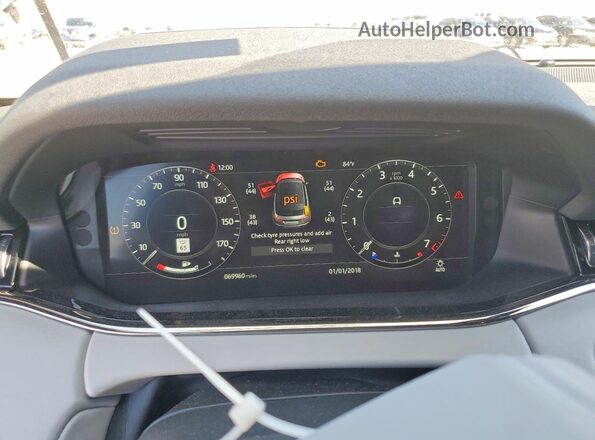SALZM2GXXLH079296 2020 LAND ROVER RANGE Gray Սարքավորումների վահանակի տեսք