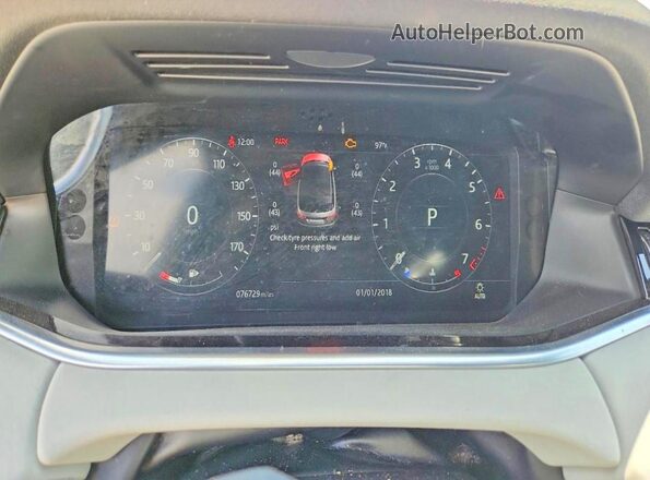 SALZP2FX0LH107017 2020 LAND ROVER RANGE Black 