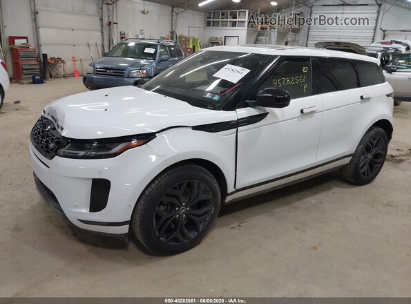 SALZP2FX1MH123146 2021 LAND ROVER RANGE ROVER EVOQUE White წინა მარცხენა ხედი სამი მეოთხედიდან