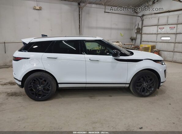 SALZP2FX1MH123146 2021 LAND ROVER RANGE ROVER EVOQUE White უკანა სალონის ხედი