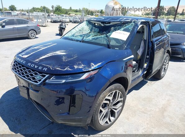 SALZP2FX6PH198137 2023 LAND ROVER RANGE ROVER EVOQUE Dark Blue Вид спереду