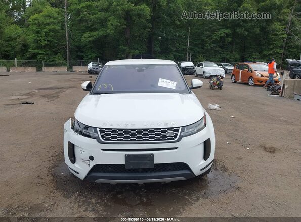 SALZP2FXXLH077394 2020 LAND ROVER RANGE ROVER EVOQUE White Instrument cluster view