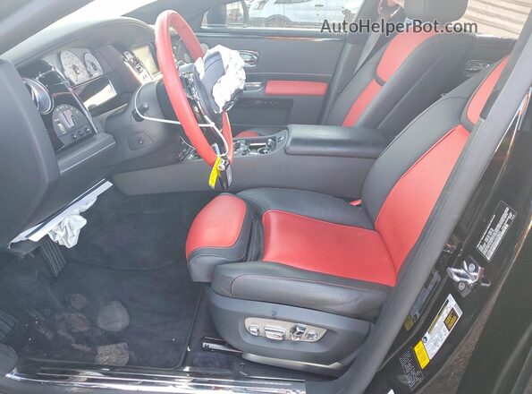 SCA664S50GUX53823 2016 ROLLS-ROYCE GHOST Черный Вид салона спереди