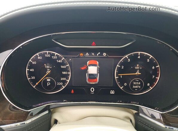 SCBCB2ZG3LC080063 2020 BENTLEY CONTINENTAL Серебряный Вид щитка приборов