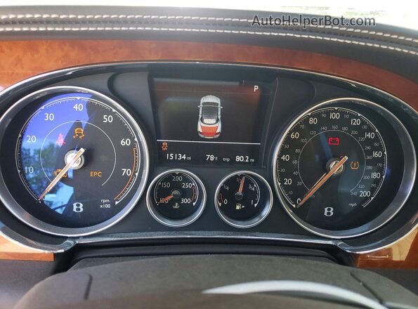 SCBGH3ZA8GC056834 2016 BENTLEY CONTINENTAL Maroon Instrument cluster view