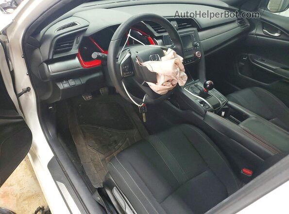 SHHFK7G2XJU206433 2018 HONDA CIVIC White Առջևի վահանակի տեսք