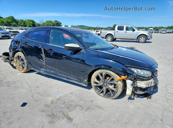 SHHFK7G41KU203441 2019 HONDA CIVIC Черный Передняя правая четверть