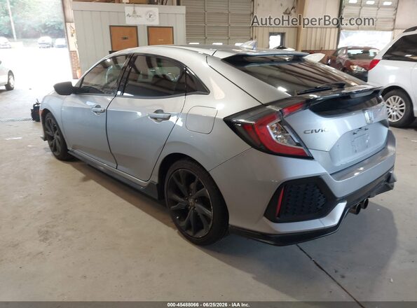 SHHFK7G44JU219969 2018 HONDA CIVIC Black უკანა მარცხენა