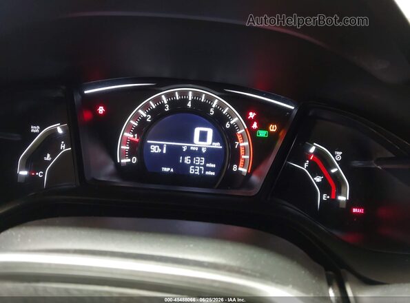 SHHFK7G44JU219969 2018 HONDA CIVIC Black უკანა სავარძლების ხედი