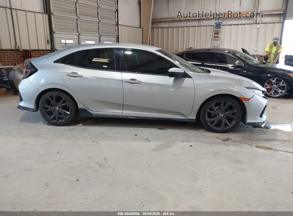 SHHFK7G44JU219969 2018 HONDA CIVIC Black უკანა სალონის ხედი