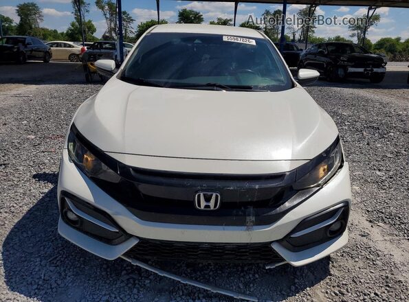SHHFK7G44MU218082 2021 HONDA CIVIC White წინა ხედი
