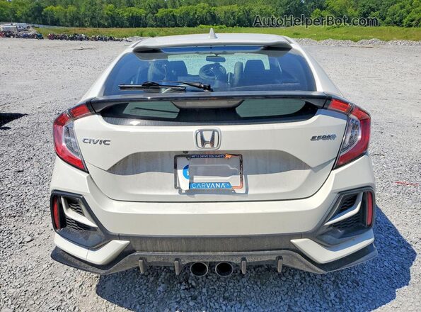 SHHFK7G44MU218082 2021 HONDA CIVIC White უკანა ხედი