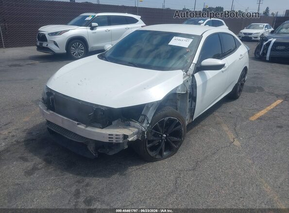 SHHFK7G45JU204543 2018 HONDA CIVIC White Передня ліва чверть