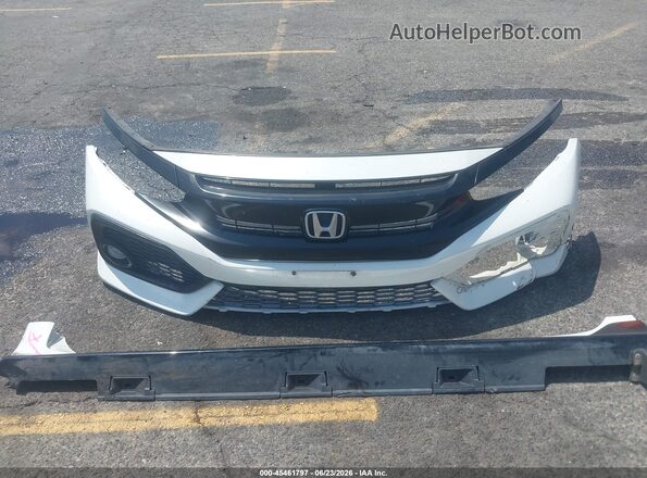 SHHFK7G45JU204543 2018 HONDA CIVIC White Вид щитка приладів