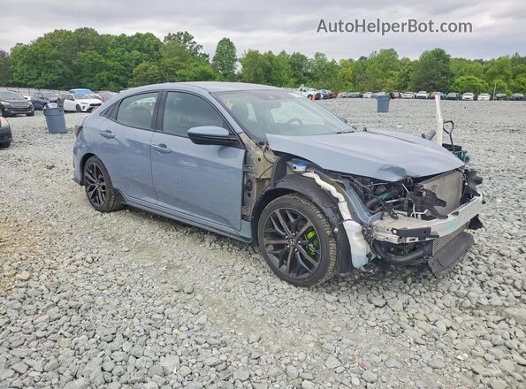 SHHFK7G45MU209343 2021 HONDA CIVIC Gray Delantero derecho