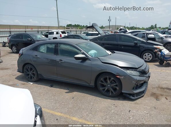 SHHFK7G46JU212859 2018 HONDA CIVIC Серый Вид задней части салона