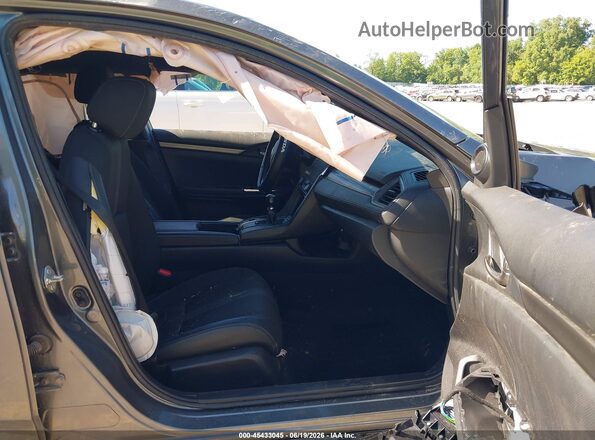 SHHFK7G47LU200562 2020 HONDA CIVIC Gray წინა სალონის ხედი