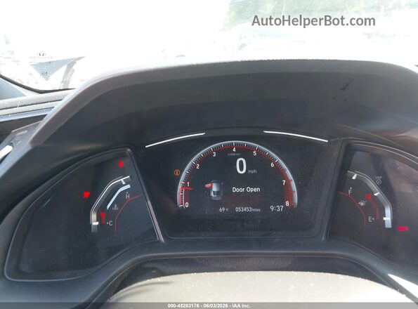 SHHFK7G48LU221016 2020 HONDA CIVIC Black Вид задніх сидінь