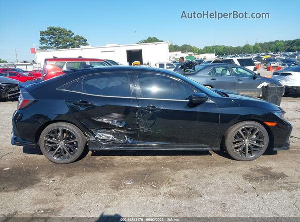 SHHFK7G48LU221016 2020 HONDA CIVIC Black Вид задньої частини салону