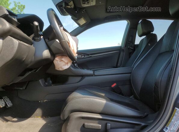 SHHFK7G91LU303052 2020 HONDA CIVIC Gray წინა სალონის ხედი