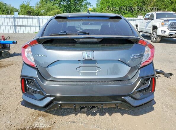 SHHFK7G91LU303052 2020 HONDA CIVIC Gray უკანა ხედი
