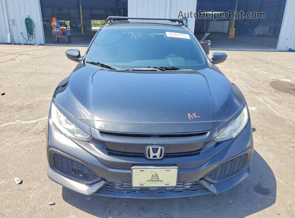 SHHFK7H26JU401282 2018 HONDA CIVIC Black წინა ხედი