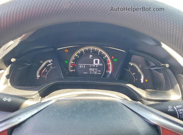 SHHFK7H26JU401282 2018 HONDA CIVIC Black ხელსაწყოთა პანელის ხედი