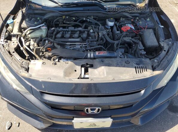 SHHFK7H26JU401282 2018 HONDA CIVIC Black უკანა სალონის ხედი