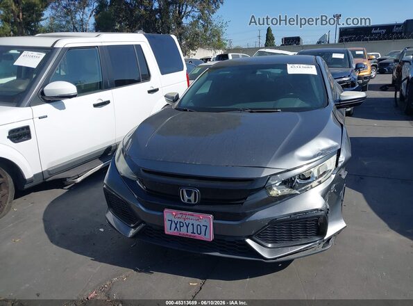 SHHFK7H29HU410519 2017 HONDA CIVIC Gray Սարքավորումների վահանակի տեսք