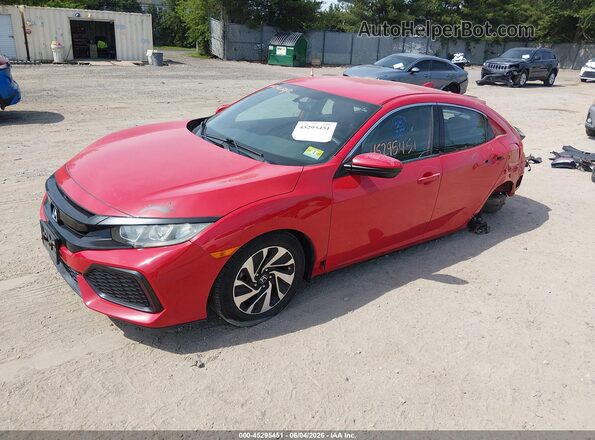 SHHFK7H2XHU403675 2017 HONDA CIVIC Red Vista tres cuartos delantera izquierda