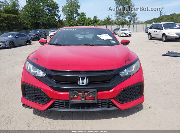SHHFK7H2XHU403675 2017 HONDA CIVIC Red Vista interior trasera