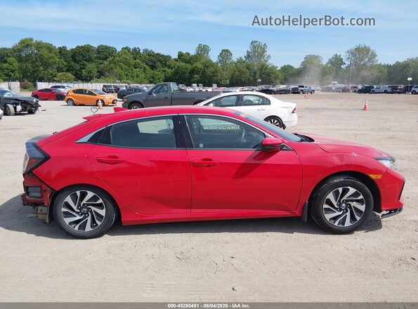 SHHFK7H2XHU403675 2017 HONDA CIVIC Red Vista interior de 360 grados