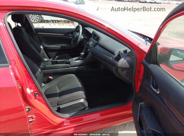 SHHFK7H2XHU403675 2017 HONDA CIVIC Red Vista interior delantera