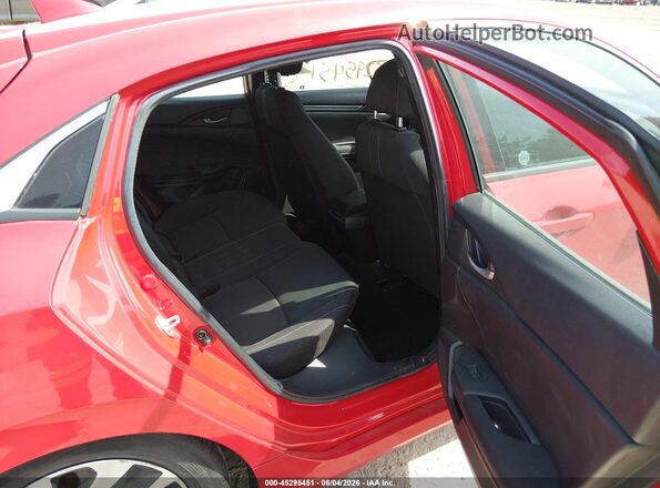 SHHFK7H2XHU403675 2017 HONDA CIVIC Red Vista de la etiqueta del VIN
