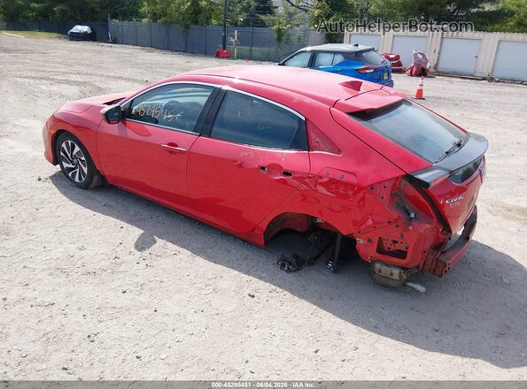 SHHFK7H2XHU403675 2017 HONDA CIVIC Red Trasero izquierdo