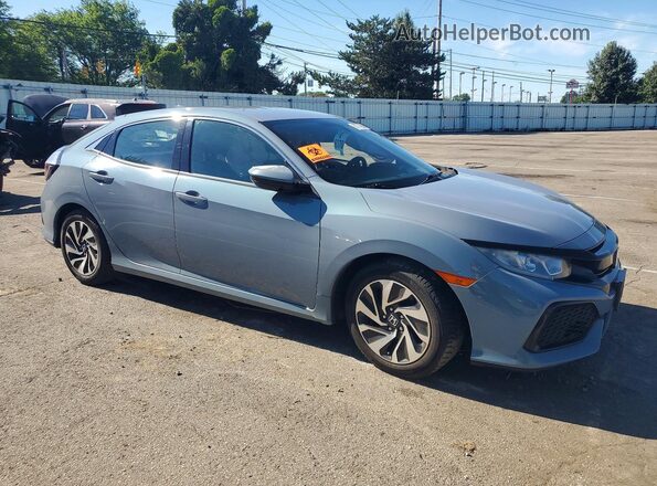 SHHFK7H2XJU208620 2018 HONDA CIVIC Gray Delantero derecho
